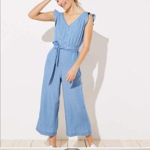 Loft Chambray Jumpsuit